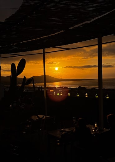 Lanzarote sunset viewpoint