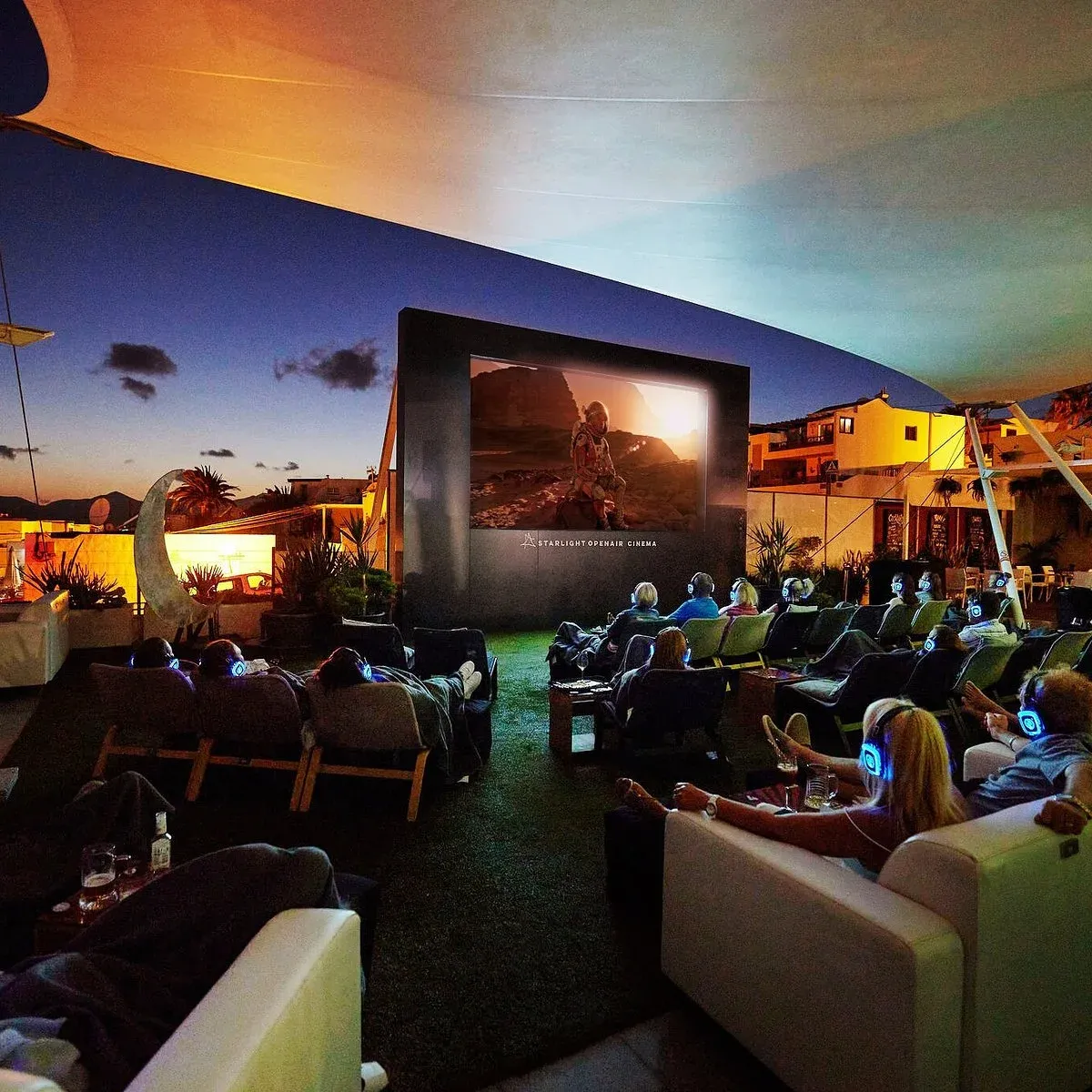 Experience Movies Under the Stars at Lanzarote's Premier Open-Air Cinema